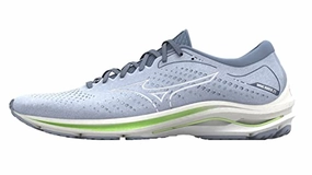 Mizuno Damen Wave Inspire Walking-Schuh. Heather/White/NeoLime. 38 EU