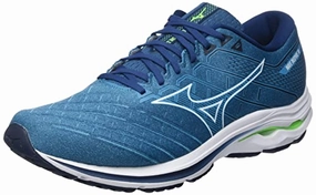 Mizuno Herren Wave Inspire 18 Laufschuh. Moroccanb Wht Gibraltars. 43 EU
