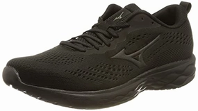 Mizuno Herren Wave Revolt Laufschuh. Black Black Dshadow. 43 EU