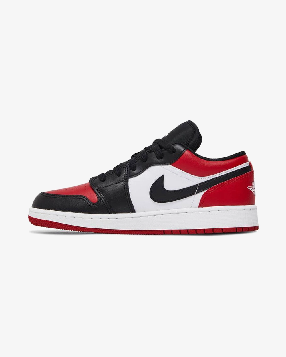 NIKE AIR JORDAN1 LOW BRED TOE GS