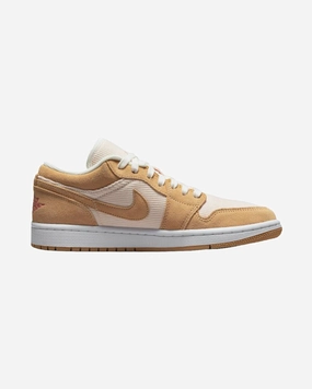 NIKE AIR JORDAN1 LOW CORDUROY SUEDE TWINE ORANGE QUARTZ