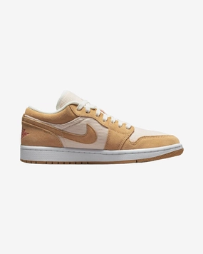 NIKE AIR JORDAN1 LOW CORDUROY SUEDE TWINE ORANGE QUARTZ