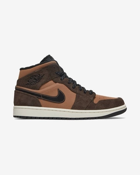 NIKE AIR JORDAN1 MID SE DARK CHOCOLATE