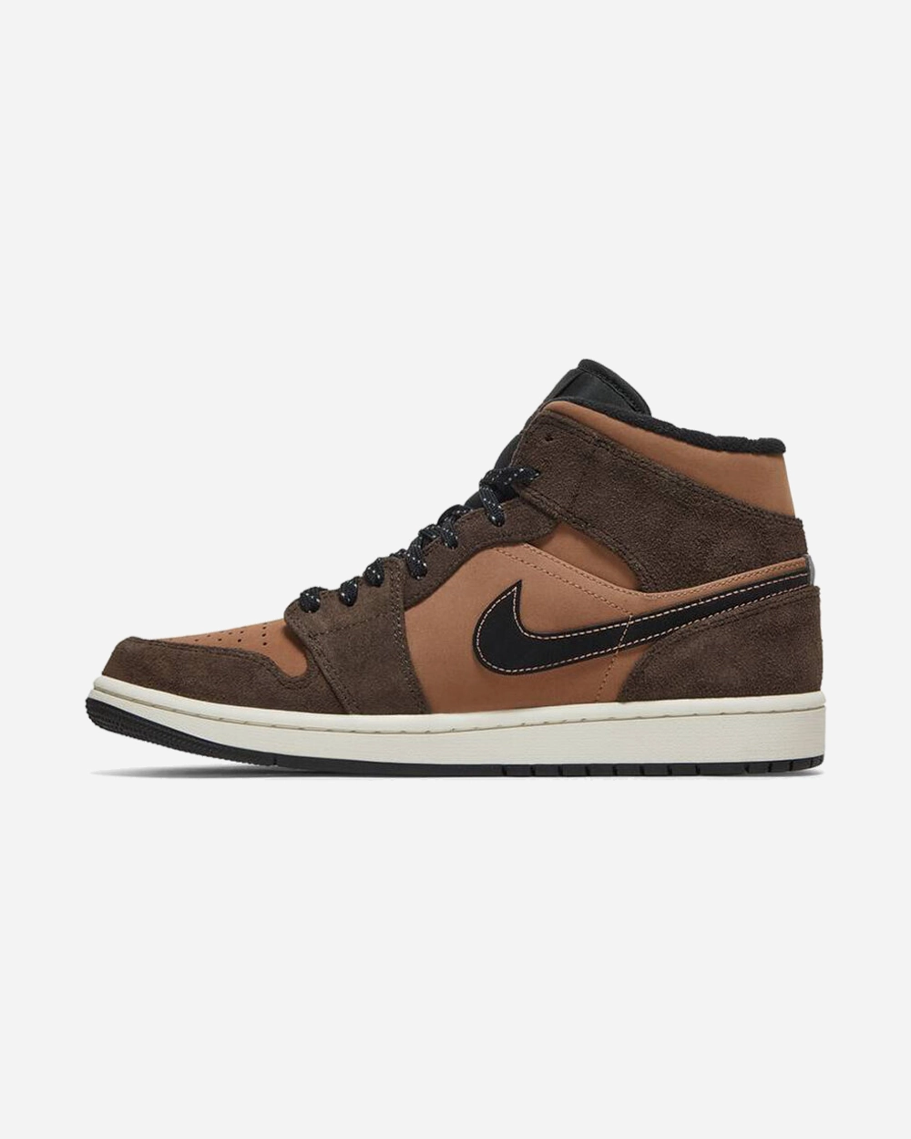 NIKE AIR JORDAN1 MID SE DARK CHOCOLATE