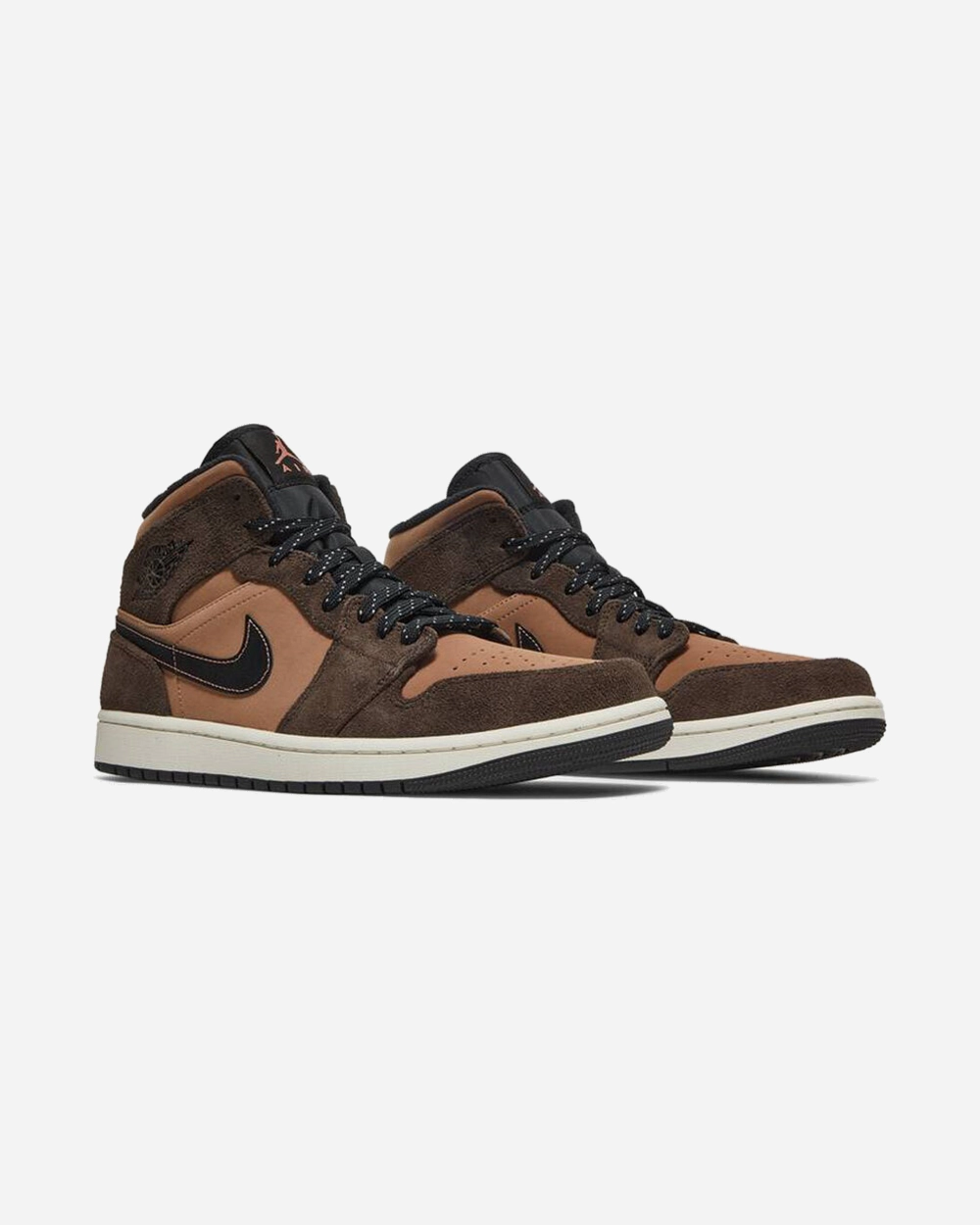 NIKE AIR JORDAN1 MID SE DARK CHOCOLATE