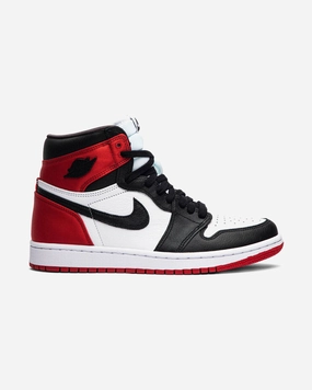 NIKE AIR JORDAN1 RETRO HIGH SATIN BLACK TOE