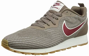 Nike Damen MD Runner 2 ENG MESH Laufschuhe. Mehrfarbig (Mink Brown/Red Crush-String 200). 37.5 EU