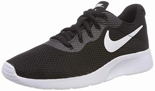 NIKE Damen Tanjun Racer Laufschuhe. Schwarz (Black/White-Black 007). 41 EU