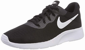 NIKE Damen Tanjun Racer Laufschuhe. Schwarz (Black/White-Black 007). 41 EU