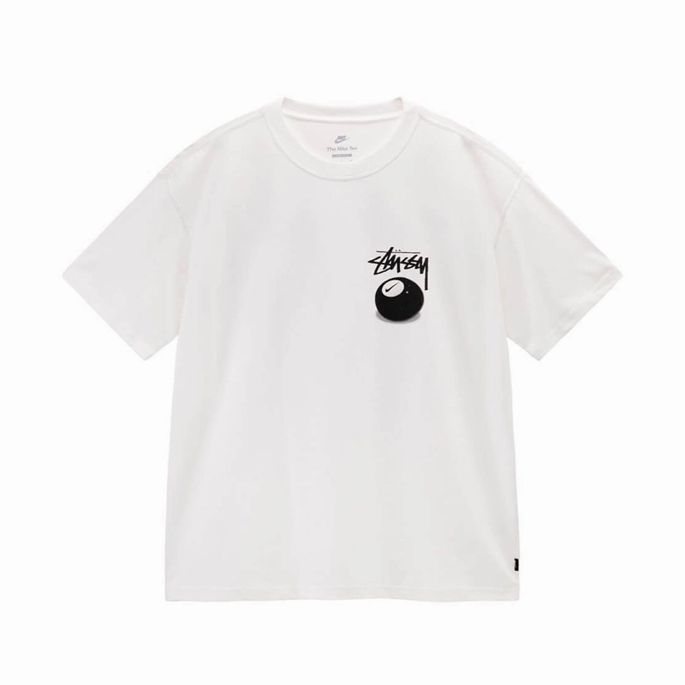 NIKE X STUSSY 8 BALL TEE WHITE