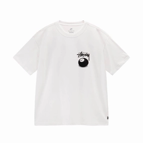 NIKE X STUSSY 8 BALL TEE WHITE