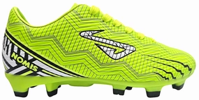 NOMIS KID'S RAPIDO LIME/BLACK FOOTBALL BOOTS