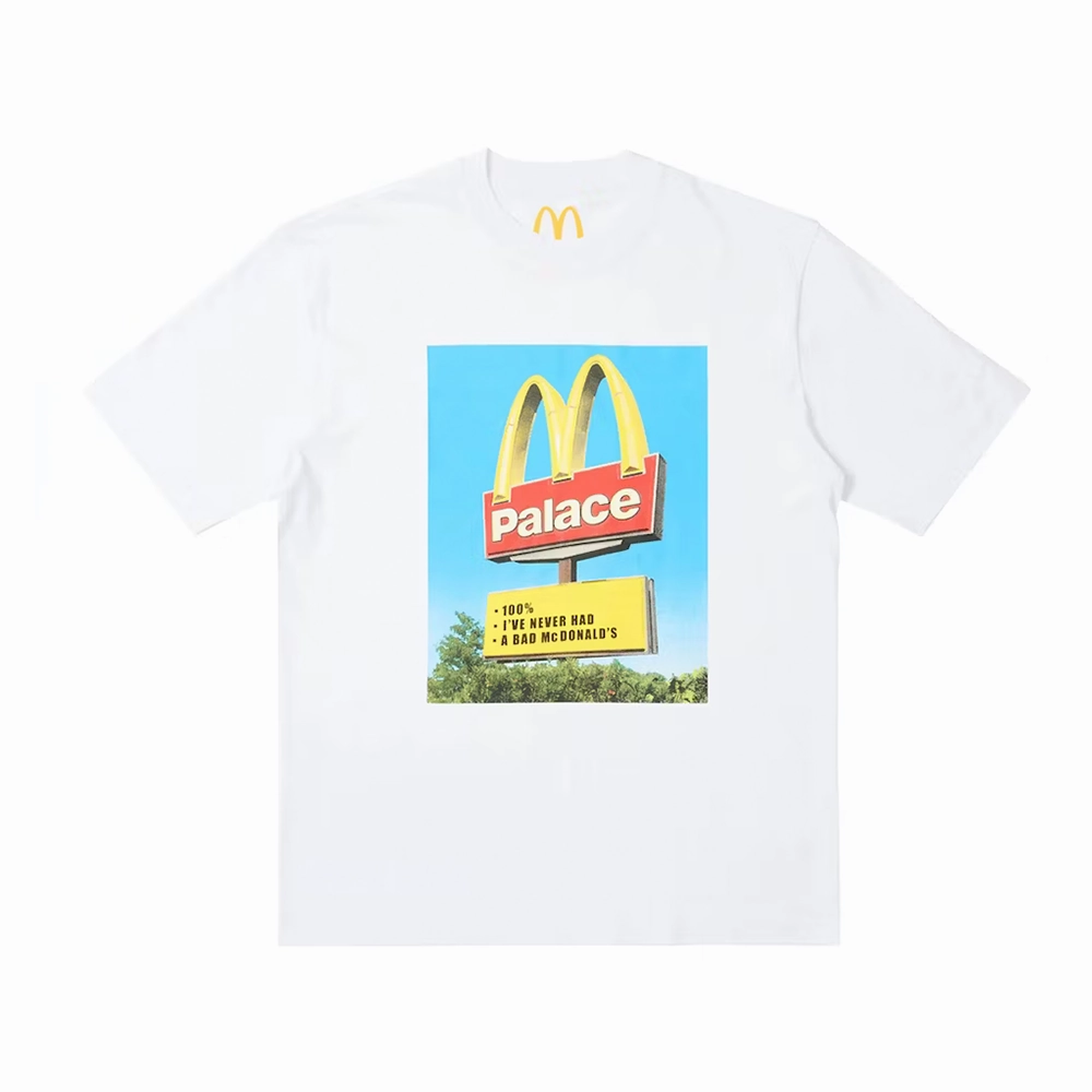 PALACE X MCDONALD'S SIGN TEE WHITE