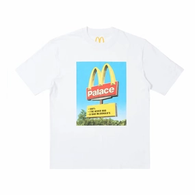 PALACE X MCDONALD'S SIGN TEE WHITE
