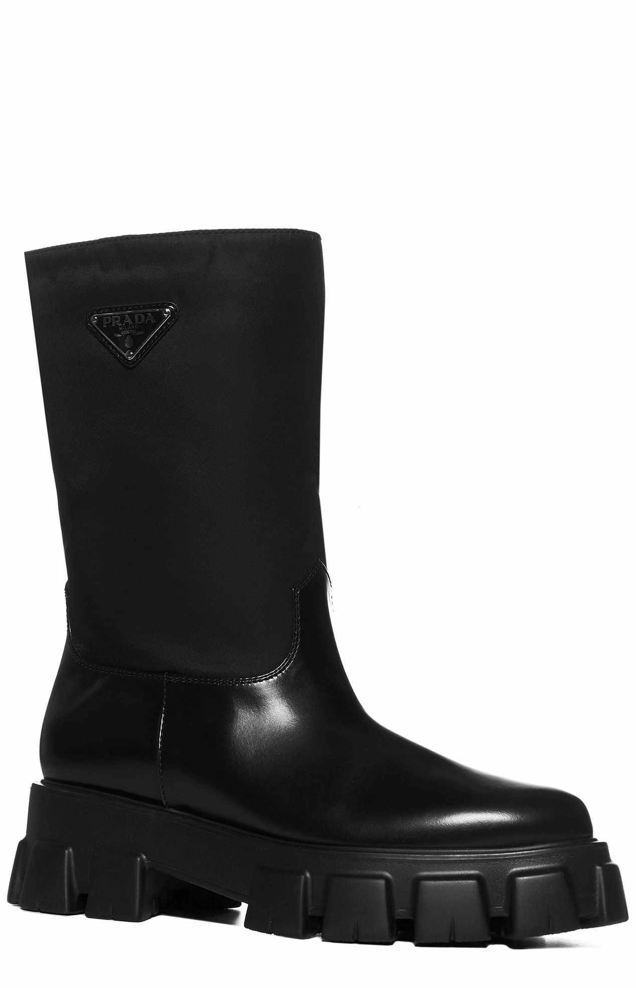 Prada Re-Nylon Combat Boots