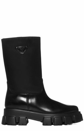 Prada Re-Nylon Combat Boots