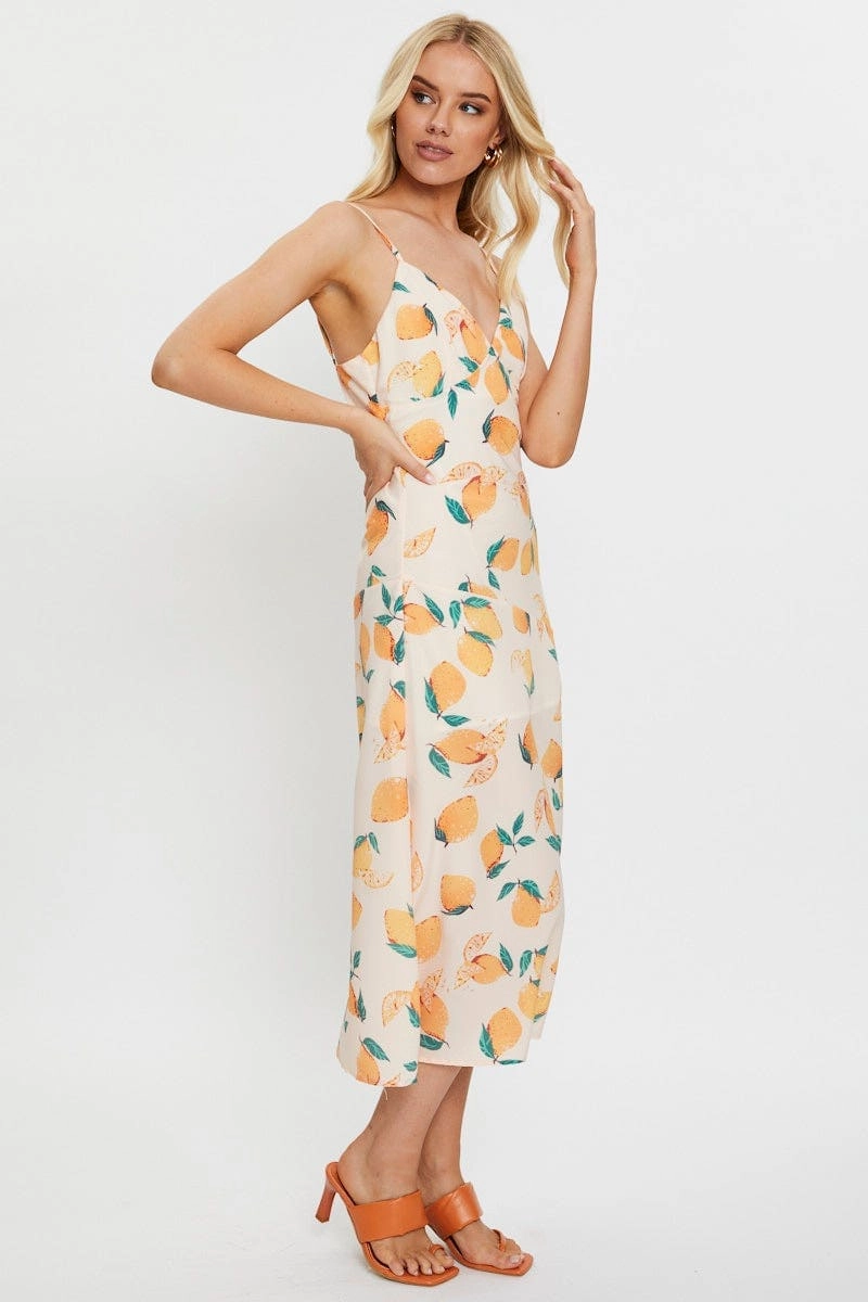 Print Slip Dress