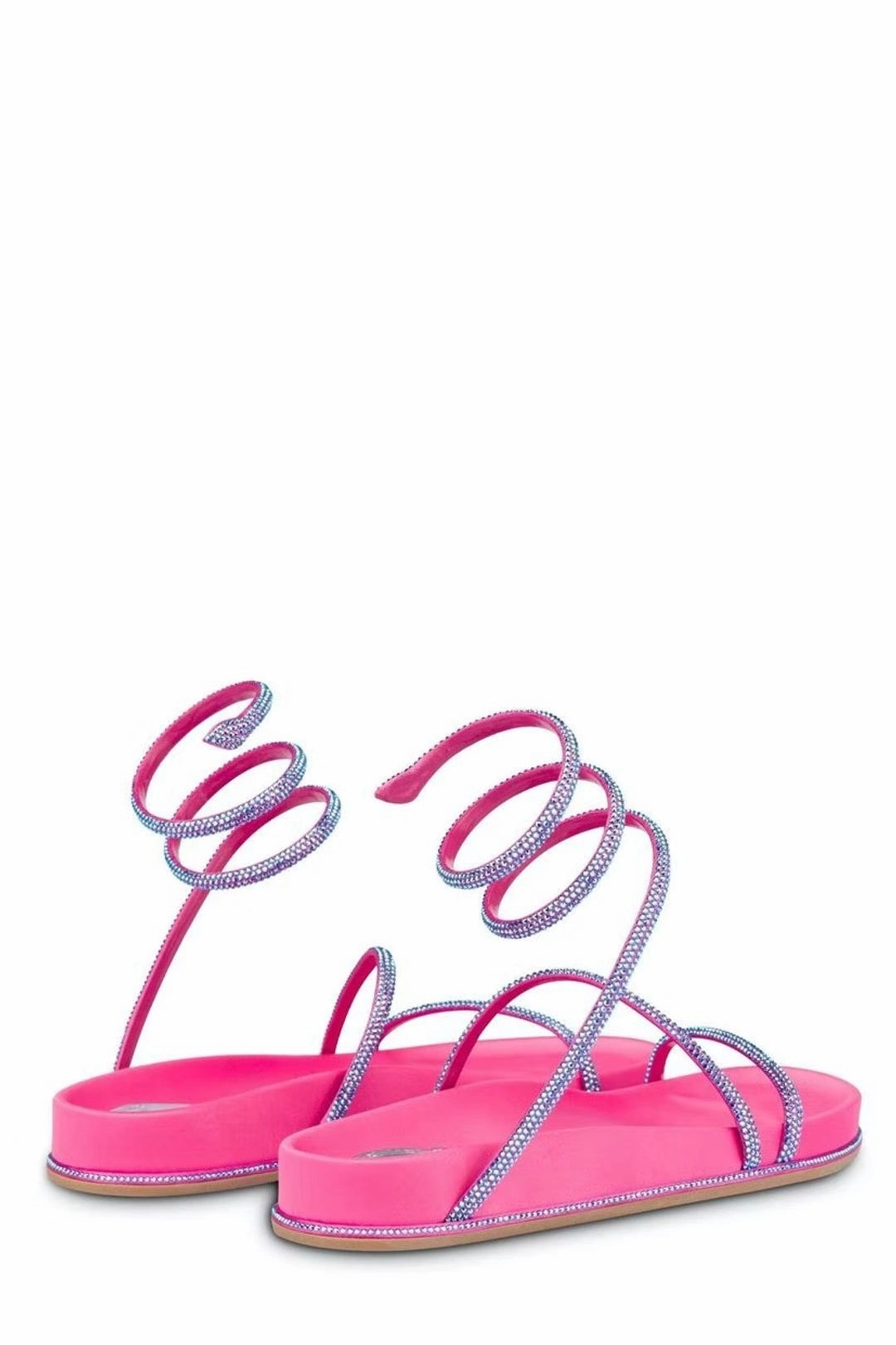 René Caovilla Crystal-Embellished Sandals
