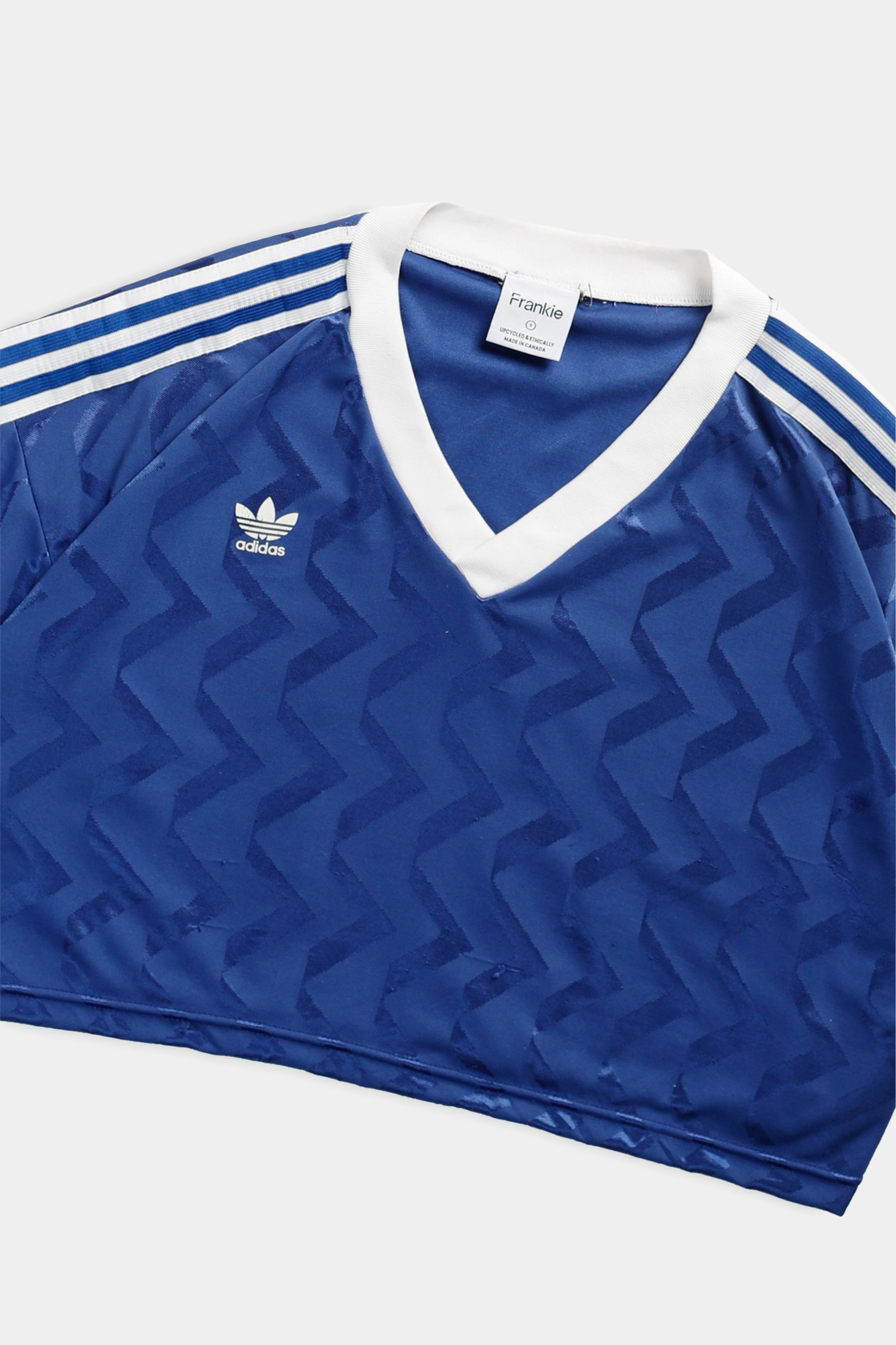 Rework Crop Adidas Soccer Jersey - XL