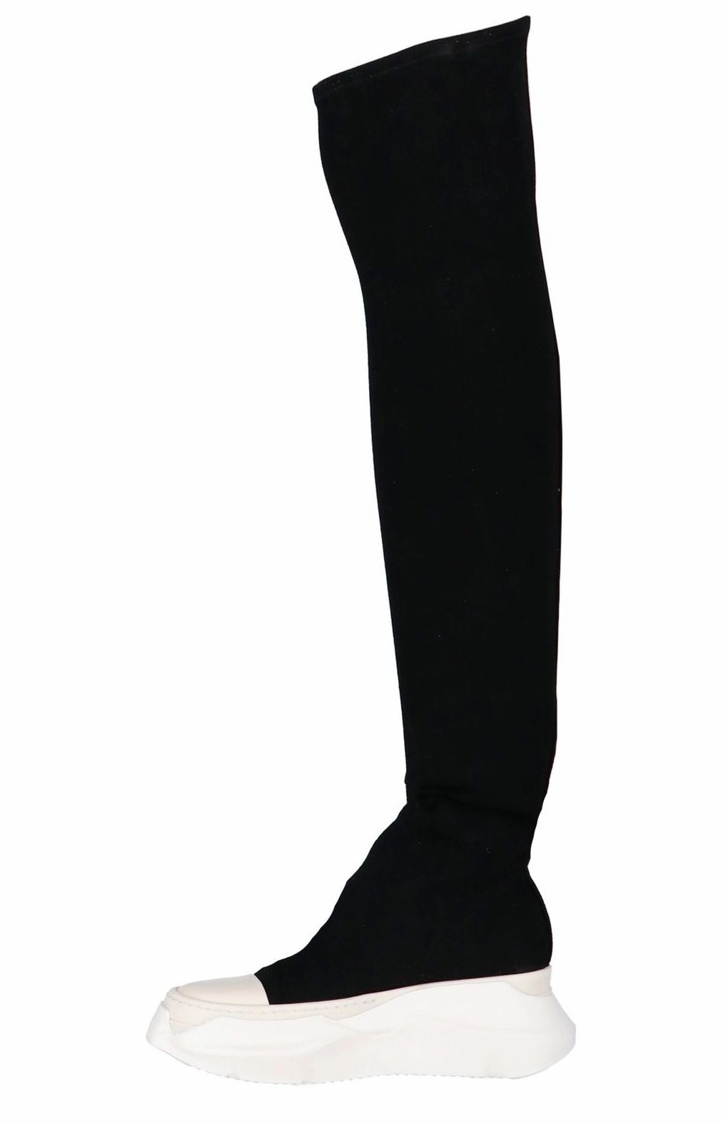 Rick Owens DRKSHDW Abstract Stocking Round Toe Sock Boots