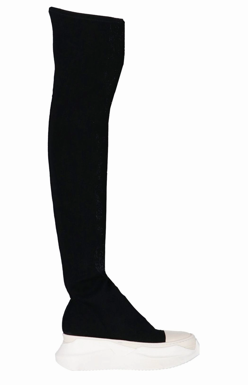 Rick Owens DRKSHDW Abstract Stocking Round Toe Sock Boots