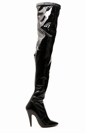 Saint Laurent Aylah Over-The-Knee Boots