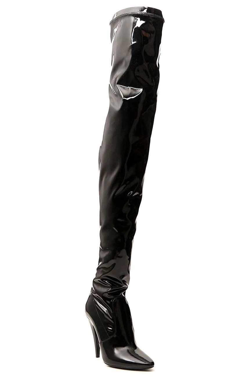 Saint Laurent Aylah Over-The-Knee Boots
