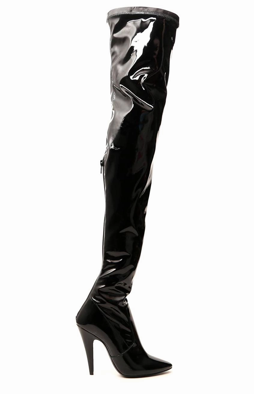 Saint Laurent Aylah Over-The-Knee Boots