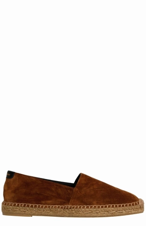 Saint Laurent Logo Embossed Espadrilles