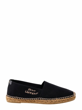 Saint Laurent Logo Embroidered Espadrilles