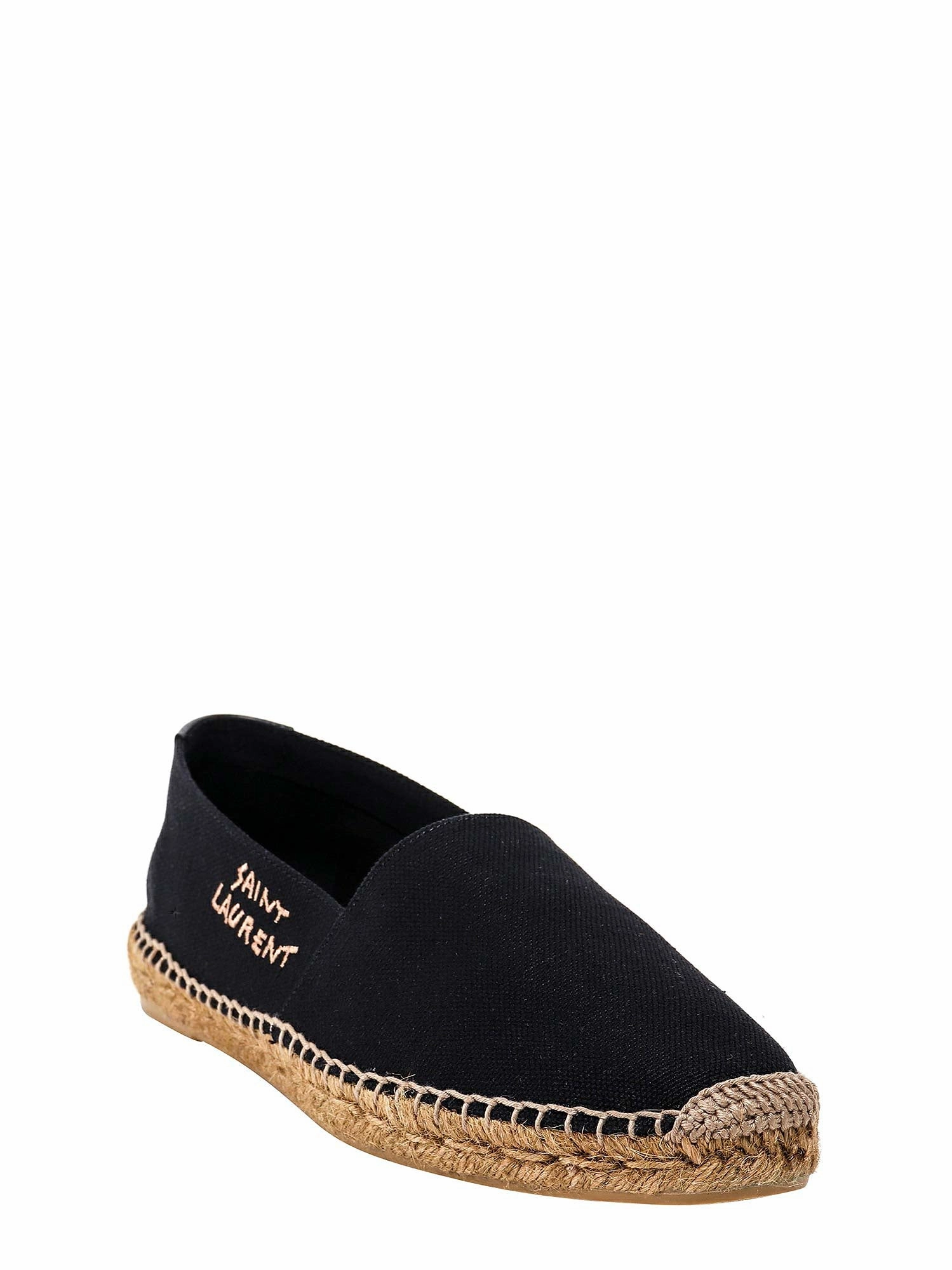 Saint Laurent Logo Embroidered Espadrilles
