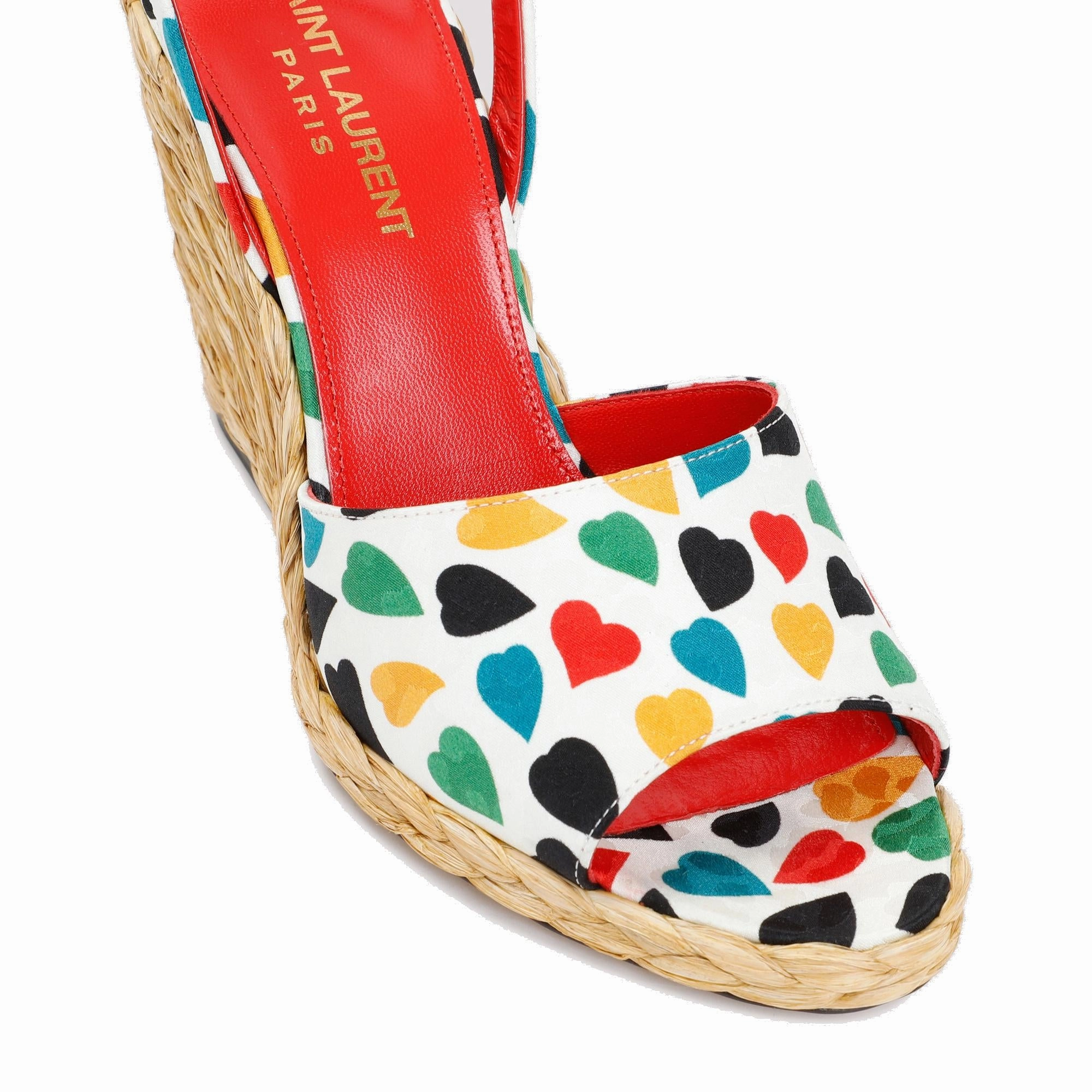 Saint Laurent Paloma Wedge Espadrilles