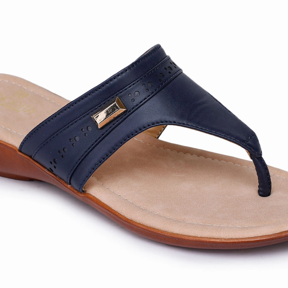 Senorita Casual (Blue) Slipper For Women MMJ-101 By Liberty