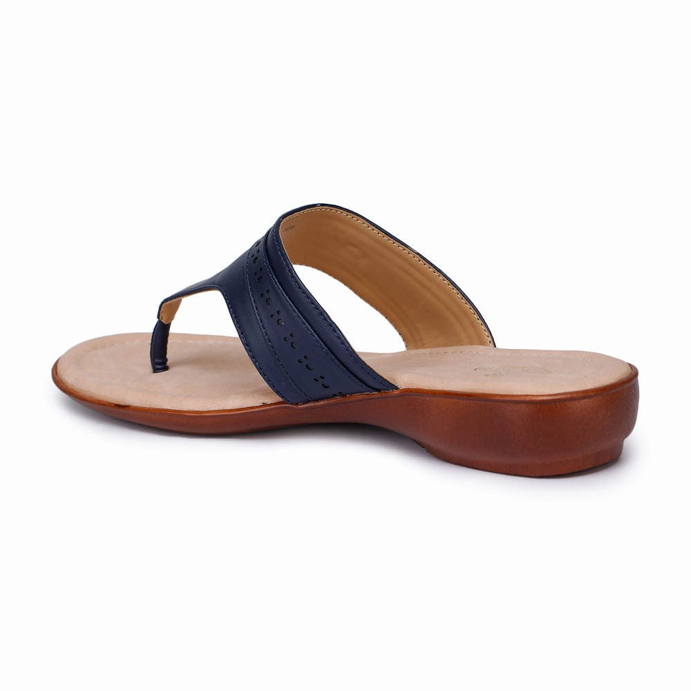Senorita Casual (Blue) Slipper For Women MMJ-101 By Liberty