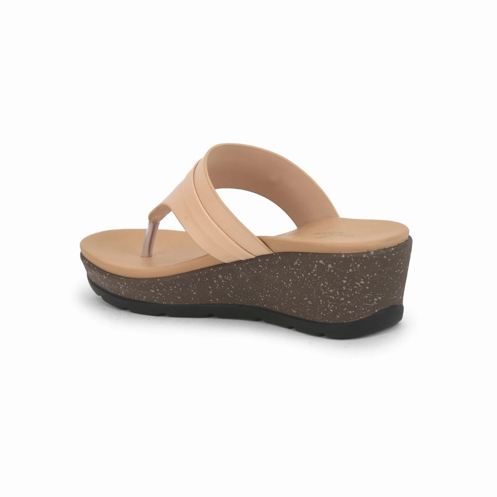 Senorita Casual Slipper For Ladies (Cream) DZL-861 By Liberty