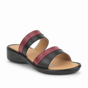 Senorita Casual Slippers For Ladies (Cherry) DZL-870 By Liberty