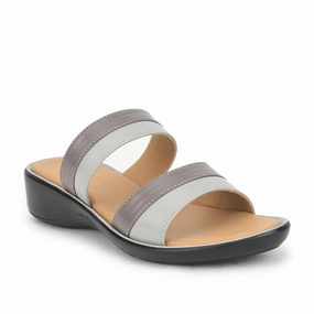 Senorita Casual Slippers For Ladies (Grey) DZL-870 By Liberty