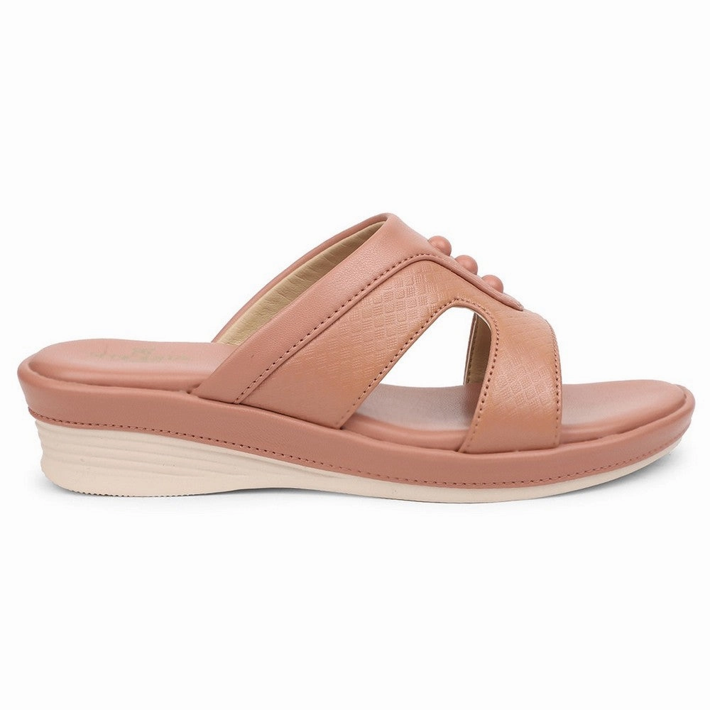 Senorita Peach Casual Slipper For Women SGL-2 By Liberty