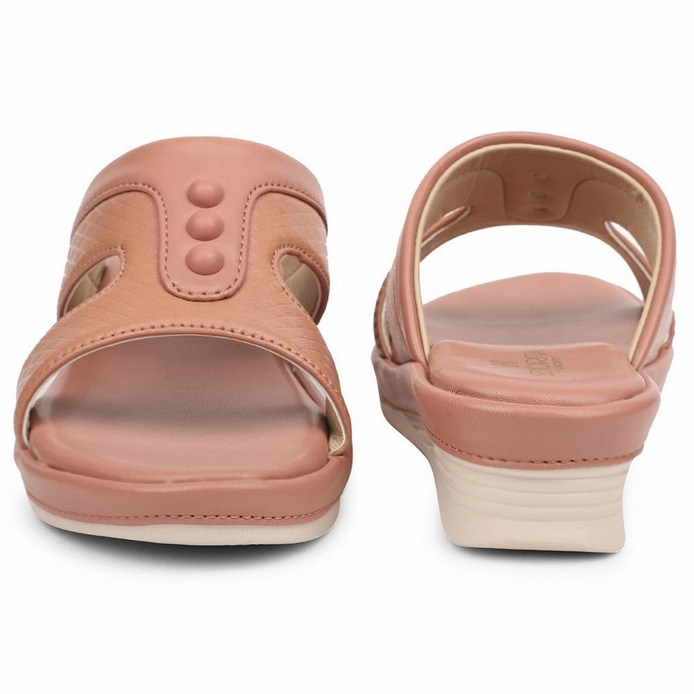 Senorita Peach Casual Slipper For Women SGL-2 By Liberty