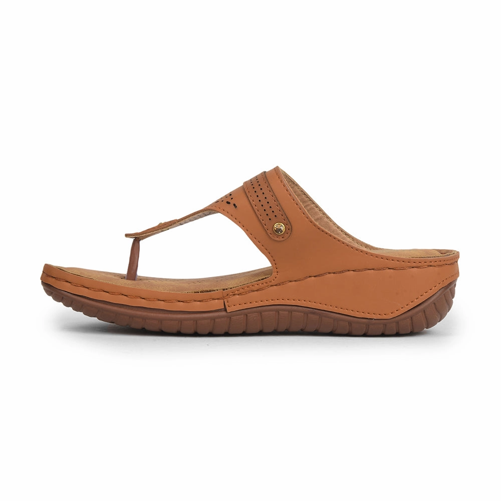 Senorita Tan Casual Slipper For Women S624-09 By Liberty
