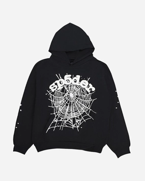 SP5DER OG WEB HOODIE BLACK