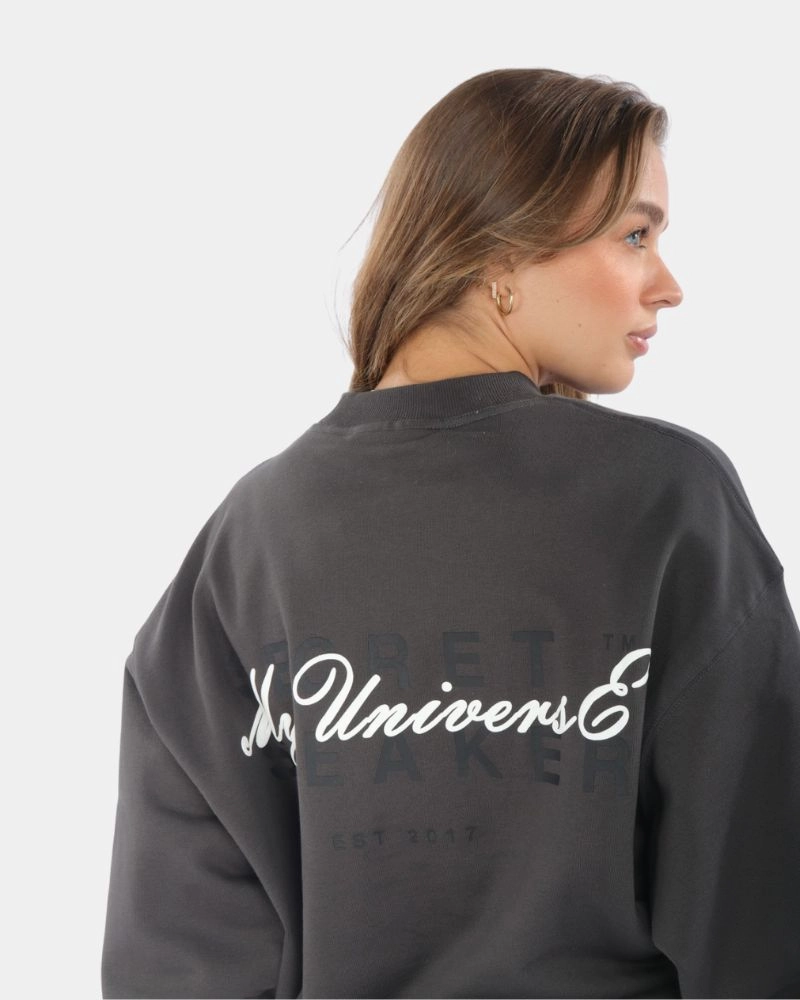 SSS MIRAGE LOGO CREWNECK ASPHALT