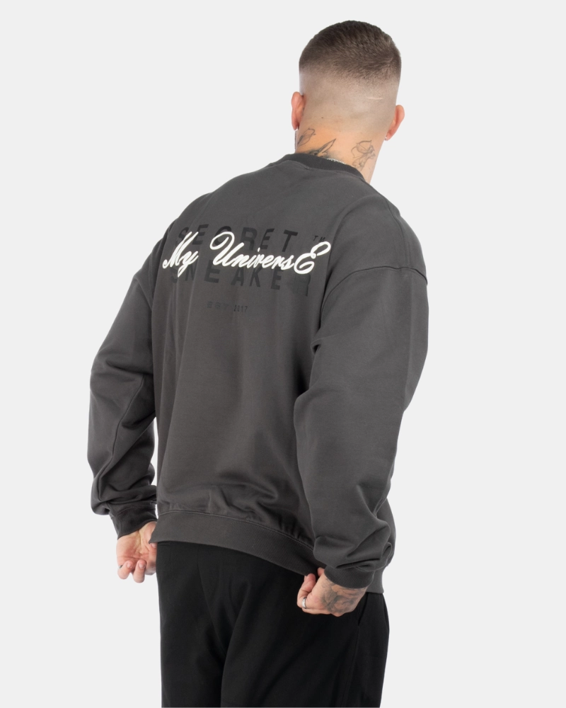 SSS MIRAGE LOGO CREWNECK ASPHALT