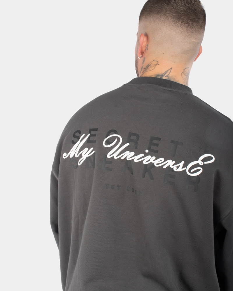 SSS MIRAGE LOGO CREWNECK ASPHALT