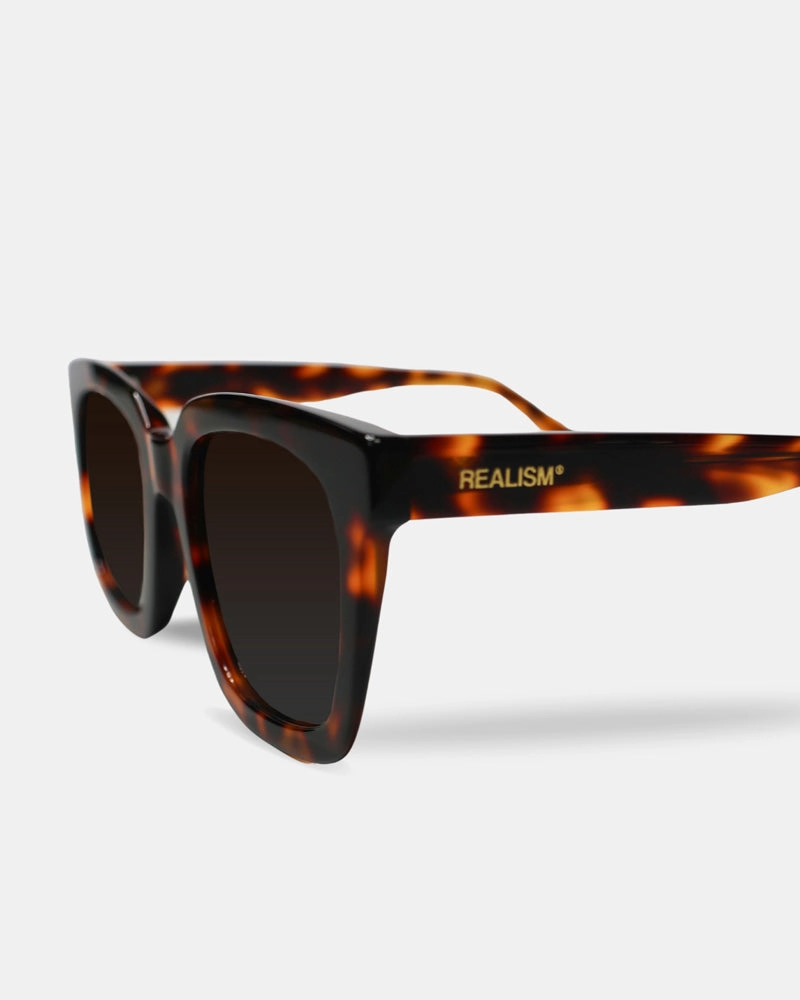 SSS MONACO LOGO SUNGLASSES TORTOISE