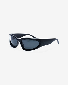 SSS REALISM AURON Y2K SUNGLASSES BLACK