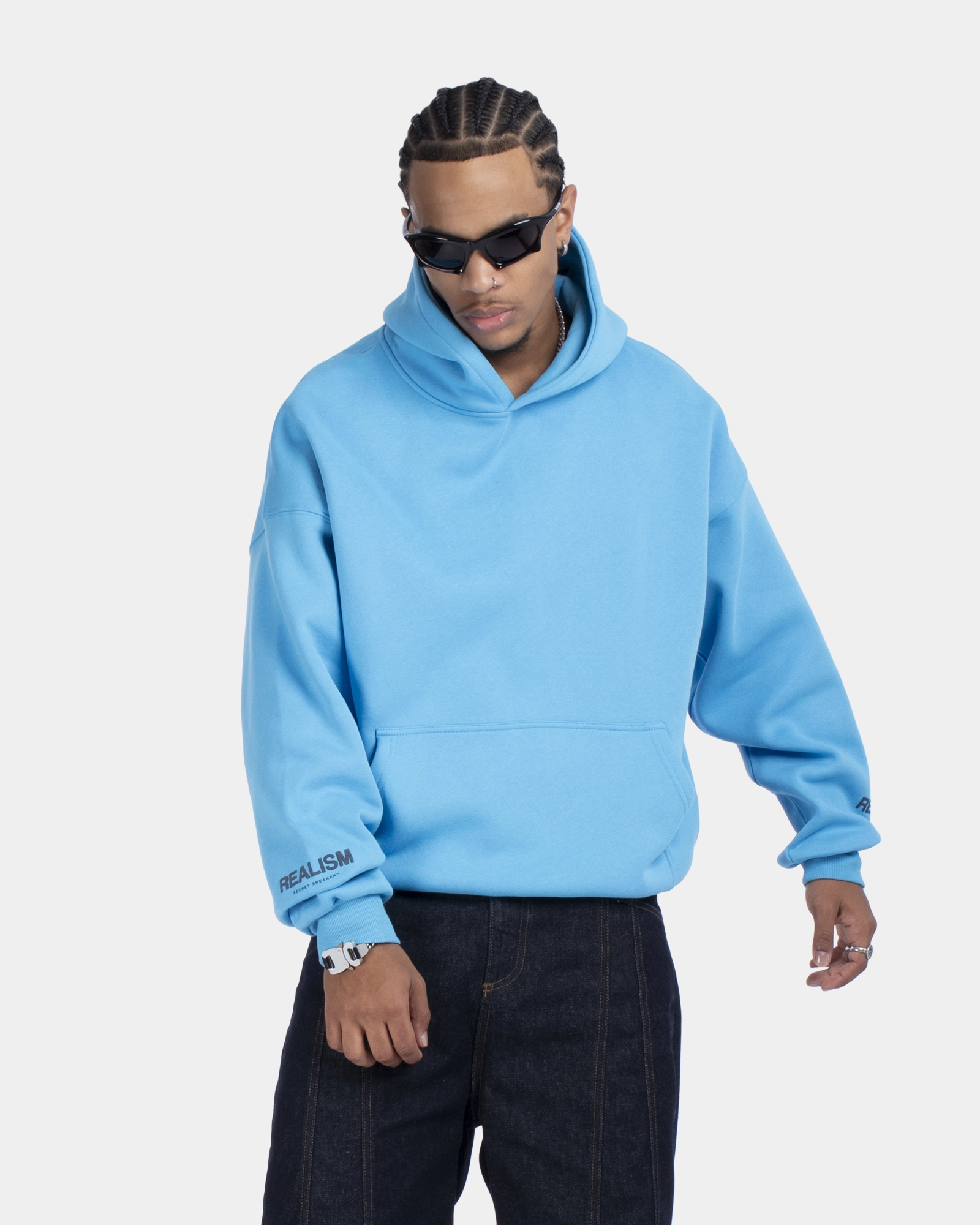 SSS REALISM COURT BOXY HOODIE UNC