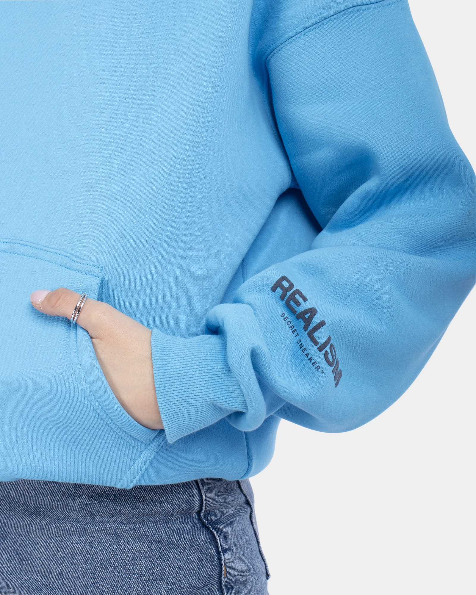 SSS REALISM COURT BOXY HOODIE UNC