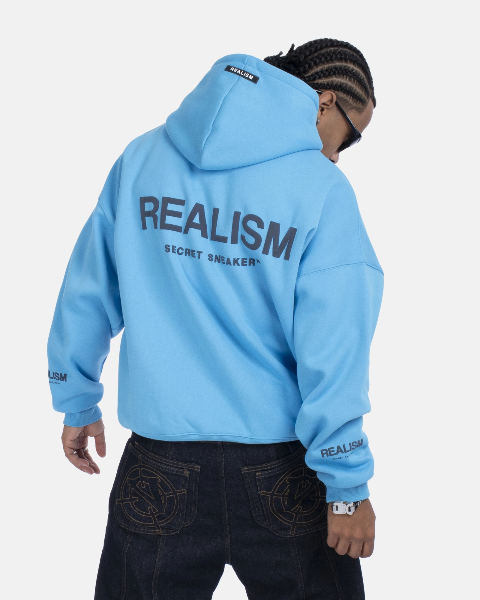 SSS REALISM COURT BOXY HOODIE UNC