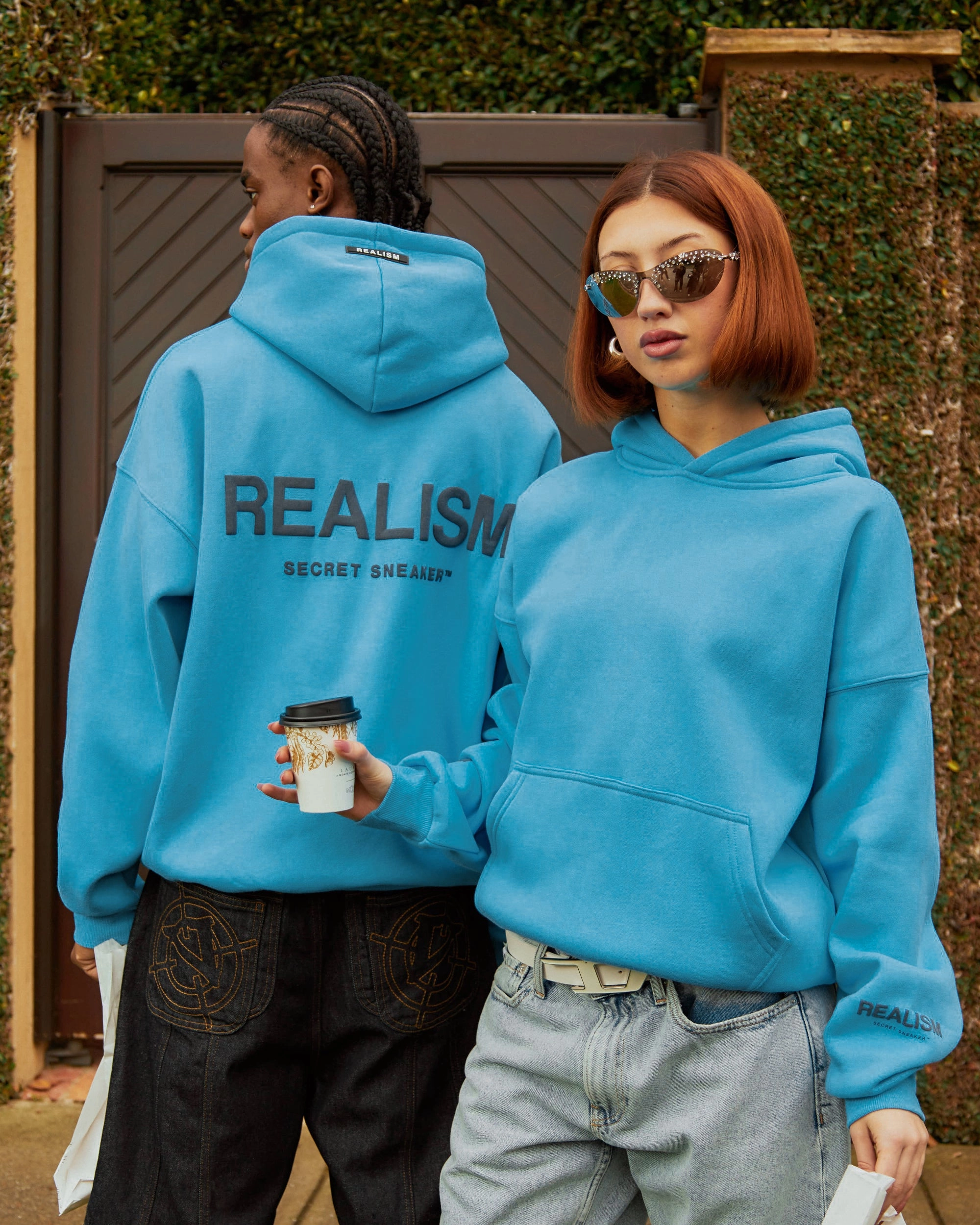 SSS REALISM COURT BOXY HOODIE UNC